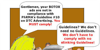 Allergan Doesn’t Comply with PhRMA Guidelines, Wins Kudos Anyway