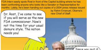 FDA Intern Supports Peter Rost for New FDA Commish!