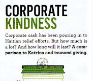 I’m Not the Only One to Suggest Corporate Donation to Haiti Relief is Lagging!