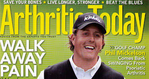 Phil Mickelson “Opens Up” to Arthritis Today Magazine