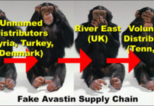 The Fake Avastin Supply Chain: China, Syria, Denmark, Switzerland, UK, US, Doctors