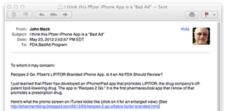 Is There a Doctor in the House? FDA Bad Ad Program is Designed for You. Not So Much for Me!
