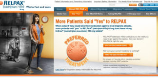 Retro Relpax Web Site Features Woman Mopping the Floor. Inspirational? Not!