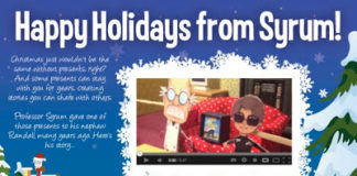 Happy Holidays from Professor Syrum: Bah. Humbug!