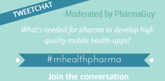 #mHealthPharma TweetChat: What’s Needed for Pharma to Develop Quality mHealth Apps?