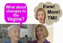 Pfizer’s “Humorous” Menopause Ad Mentions the “V” Word