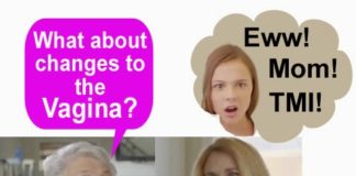 Pfizer’s “Humorous” Menopause Ad Mentions the “V” Word