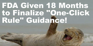 House Bill Would Give FDA 18 Months to Finalize “One-Click Rule” Guidance: ROFLMAOYSST