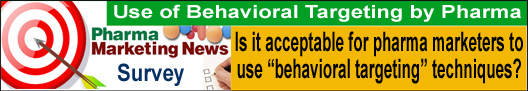 Use of Behavioral Targeting by Pharma Marketers