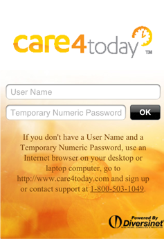 Care4today Screen