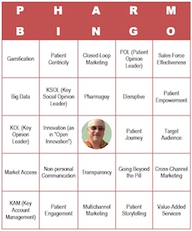 Pharma Buzzword Bingo Card